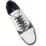 Emporio Armani Sneakers in Pelle Bianca e Blu da Uomo