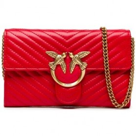 Pinko, LOVE WALLET V QUILT 2 C SHEEP Donna