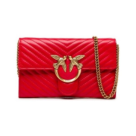 Pinko, LOVE WALLET V QUILT 2 C SHEEP Donna