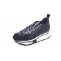 FABI  F65: SNEAKERS CON CUCITURE EFFETTO GEOMETRICO FD7729B0065WBAR900 NERO