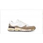 Sneakers Premiata Uomo camoscio Beige e Tela Bianca art. Landeck 6406