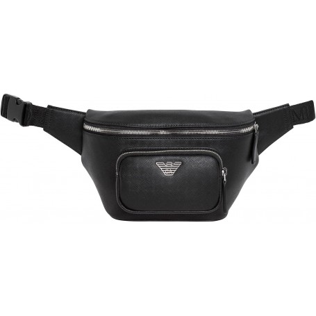 Emporio Armani BELT BAG CON ZIP E LOGO Nero UNICA