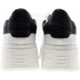 ASH Moby Sneakers Platform Donna Bianco Nero