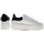 ASH Moby Sneakers Platform Donna Bianco Nero
