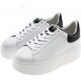 ASH Moby Sneakers Platform Donna Bianco Nero