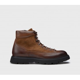 DOUCAL'S POLACCHINO STRINGATO IN PELLE E SUEDE