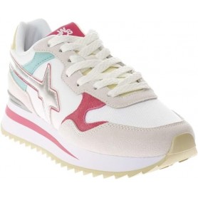 w6yz Yak-W. Suede/Fabric/Metallic White- Primavera Estate 2024