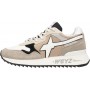 w6yz Yak-M.-Sneakers in Suede e Tessuto Tecnico-Grigio-Bianco