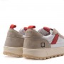 D.A.T.E. UOMO Sneakers Kdue Ripstop RP D.A.T.E. Bianco Rosso