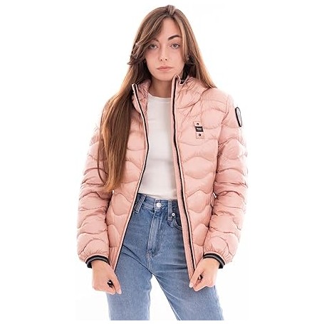 Blauer Giubbini Corti Imbottito Piuma Giacchetto Donna TAGLIA S