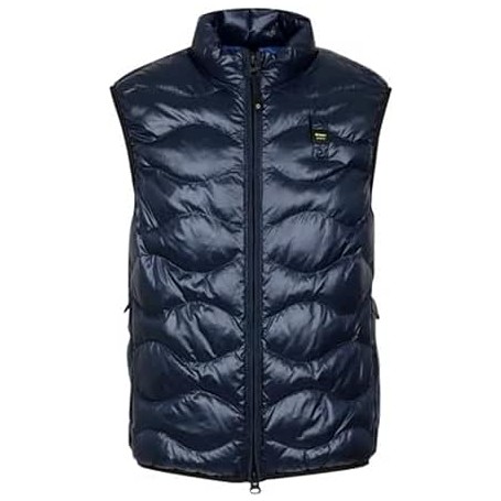 Blauer Smanicati Imbottito Ovatta Piumino a Gilet  uomo taglia M