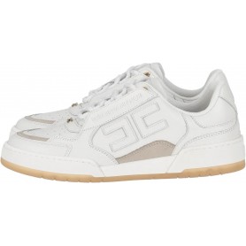 Elisabetta Franchi Sneakers con applicazione da donna di colore bianco