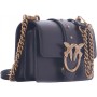 Pinko Love One Mini Cl Vitello Seta, Borsa Donna, NERA, Taglia Unica