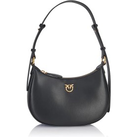 Pinko Half Moon Mini FL Vitello Seta, Borsa Donna, Taglia Unica