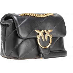 Pinko Love Mini Puff Cl Sheep Nappa, Borsa Donna, Taglia Unica nero