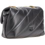 Pinko Love Mini Puff Cl Sheep Nappa, Borsa Donna, Taglia Unica nero