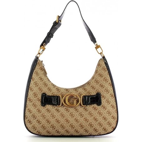 GUESS BORSA DONNA D LATTE/BLACK HWJC8414020LBL aviana borsa a spalla LATTE/BLACK ND