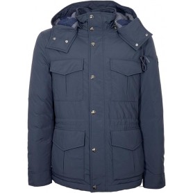 WOOLRICH Giubbotto Uomo Aleutian Field Jaket CFWOOU0855mrut3077 Melton Blue