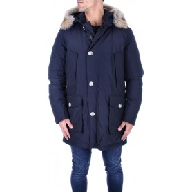 WOOLRICH Giubbotto Uomo Arctic Detachable Fur Parka CFWOOU0482MRUT0001 Blu