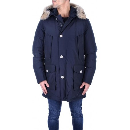 WOOLRICH Giubbotto Uomo Arctic Detachable Fur Parka CFWOOU0482MRUT0001 Blu