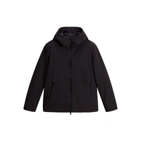 Woolrich Giacca imbottita Pacific Soft Shell NERO