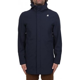 K-Way MOD. K8116FW Giaccone Impermeabile Marlyn Bonded Uomo Blue XXL