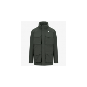 K- Way Field Jacket Manphy Warm Ottoman Green Blackish