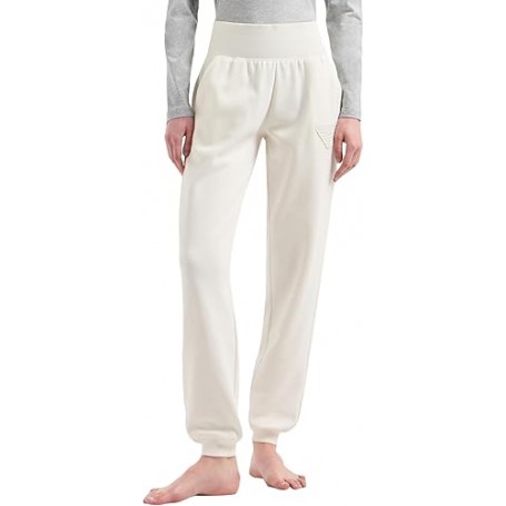 Emporio Armani Fuzzy Fleece Pants with Cuffs Sweatpants Donna