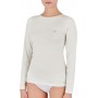 Emporio Armani Fluid Viscose Long Sleeve T-Shirt Donna