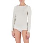 Emporio Armani Fluid Viscose Long Sleeve T-Shirt Donna