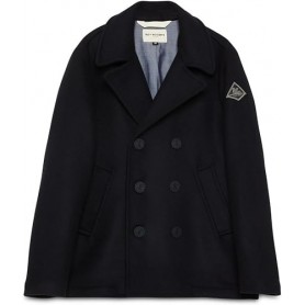 ROY ROGER'S Peacoat Man Melton Wash Blu Blue 001