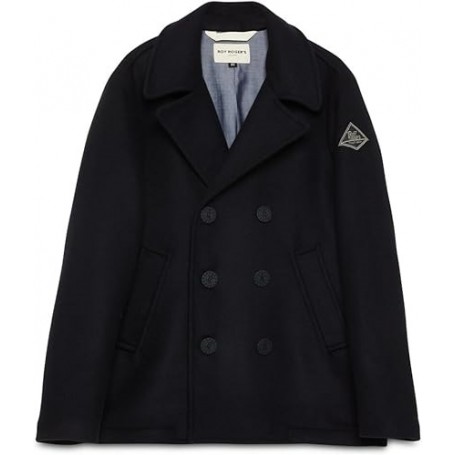 ROY ROGER'S Peacoat Man Melton Wash Blu Blue 001