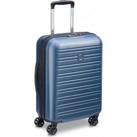 DELSEY PARIS - SEGUR 2.0 - Valigia da Cabina Rigida Sottile - 55x40x20 cm - 35 L - S - Blu