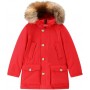 WOOLRICH kids giubbino Arctic Detachable Fur Parka rosso bambino in tessuto Rama