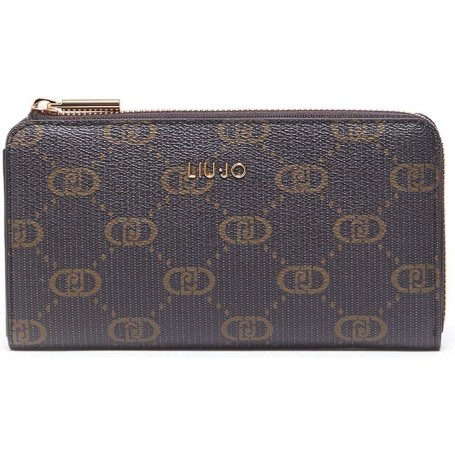 Portafoglio Logato Grande Mocha