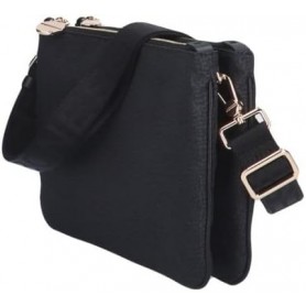 Borsa A Tracolla Borbonese Eco Line Small In Nylon Nero