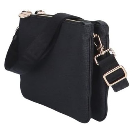 Borsa A Tracolla Borbonese Eco Line Small In Nylon Nero