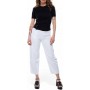 Pinko white baggy jeans estelle