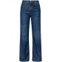 DONDUP Jeans Amber Wide Leg Lavaggio Medio Scuro Pulito. Variante Colore Blu