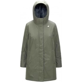 K-Way SOPHIE SOFT TOUCH MARMOTTA GREEN B-BLUE A