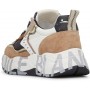 VOILE BLANCHE CLUB105.-Sneakers in Suede e Tessuto-Marrone