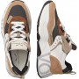 VOILE BLANCHE CLUB105.-Sneakers in Suede e Tessuto-Marrone