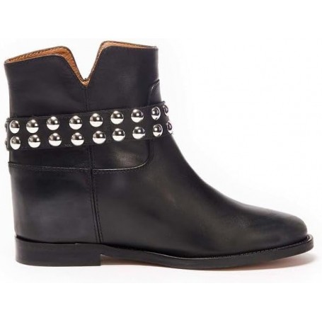 STIVALETTI BASSI MALIBU CON CINTURINO BORCHIATO Donna