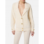 Elisabetta Franchi CARDIGAN IN CINIGLIA BOUCLÉ CON BOTTONI GIOIELLO ELISABETTA FRANCHI Tg 38